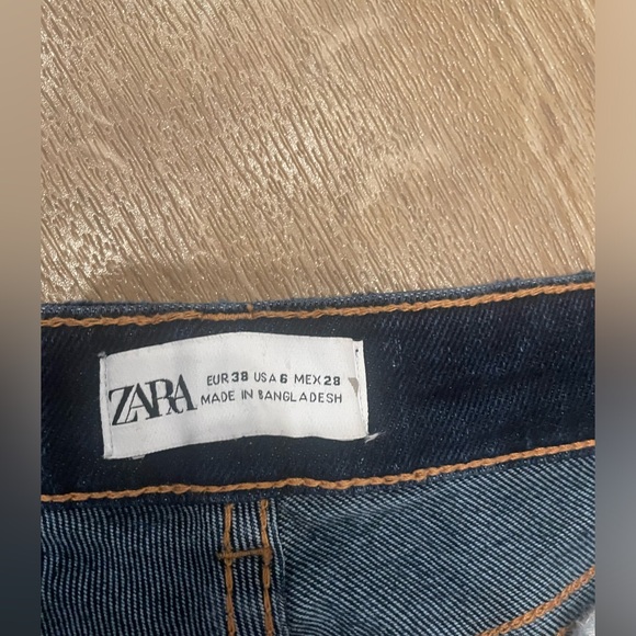 Zara Dark Wash Skinny Leg Jeans - Size 6 - Picture 4 of 5